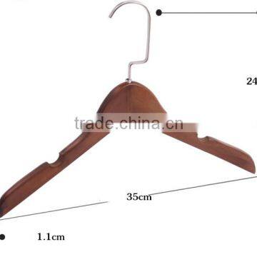 Wooden Clothes Hanger Manufacturer Custom Luxury Wooden Hanger For Garment Shop and 5 Star Hotel