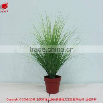 Real looking small vivid onion artificial potted grass for hotel decoration