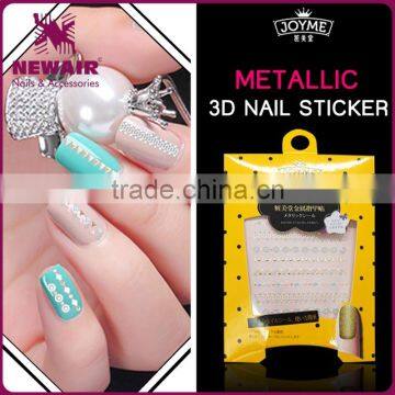 New Air Nail Shining Decorative Sticker Metallic Aluminum Nail Foil Stickers photo-4