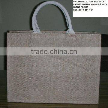 Environment friendly jute shopping bag