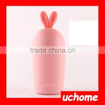 UCHOME BPA Free Rabbit Shaped Gym Glass Water Bottle