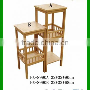 Wholesale Bamboo Living Room Storage Rack Display Rack For Flower