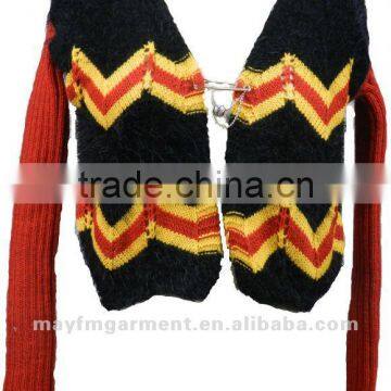 Popular crochet sweater of cardigan