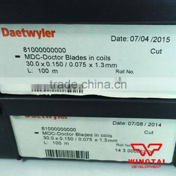 Swiss W30 40mm Daetwyler MDC-Doctor Blade in Coils