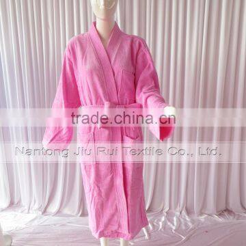 New Arrival Pink Bath Robe Womens Sleepwear Robes Autumn-Winter Flannel Robes Thick Long Spa Robe Shower Homewear Coral photo-2