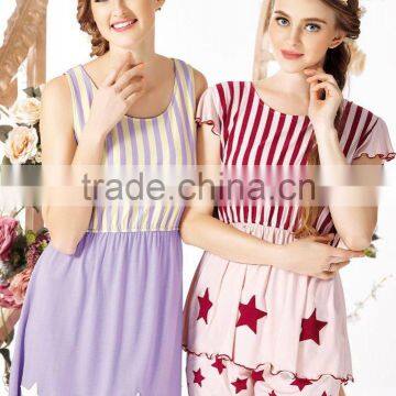 spring and summer clothing cotton Nightgowns, Home Furnishing cotton lingerie sexy nightgown