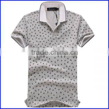 Custom Design All Over Printing Short Sleeve Cotton Mens Polo Shirt Wholesale Softtextile photo-1