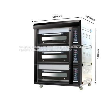 Газовая духовка с тремя уровнями photo-4