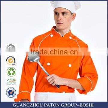 Hot Sale High Quality Yellow Chef Jacket Uniform