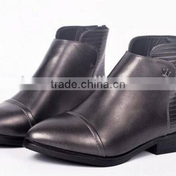 GZY Perfect Steps Shoes Famale Boots Officer Lady Charming Causal Design 2017 Wholesale Guanghzhou Export China Stock photo-3