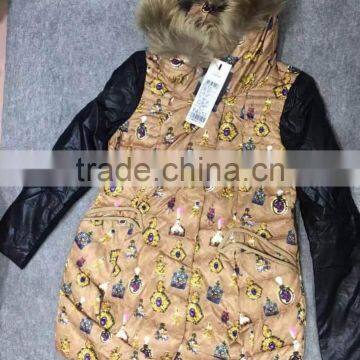 GZY Down Filled Jacket Warehouse Guangzhou Mixed Coat Winter Anti-static Cheap China Stock 2017 Good Quality photo-2