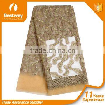 FL1135-1 Cheap French Lace Fabric Dubai,bridal French Lace Fabric,wedding Dress Lace Suppliers photo-2