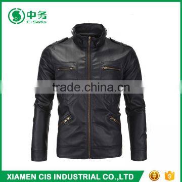 New Fashion Winter Mens Motorcycle Leather Jacket for Sale photo-2