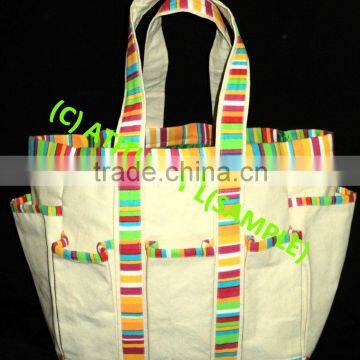 COTTON CANVAS HANDBAGS