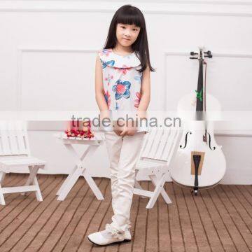 2014 latest korea boys fashionable Children Casual White Cotton Pants Trousers