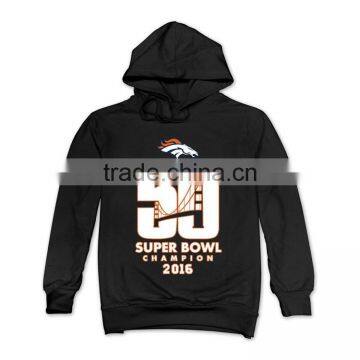 Bulk Custom Printing Design 65% Polyester 35% Cotton Fleece Mens Pullover Oversized Hoodie photo-3
