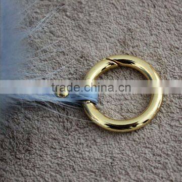 Myfur New Design Charm Bag Key Chains Real Raccoon Fur Pom Accessories photo-2