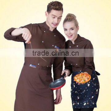 Custom Nice Design Hot Sale Factory Price Double Breasted Breathable Chef Jacket photo-5