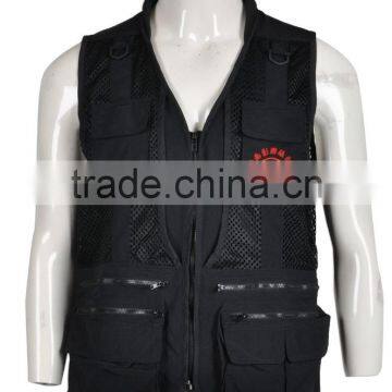 2016 Wholesale High Quality CVC Cotton Work Vests photo-2