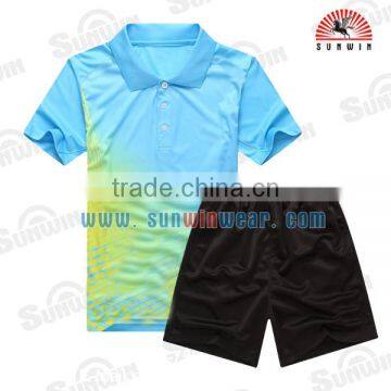 New Customized 100% Polyester Badminton Cloth Fashion Badminton Jersey for Youngth photo-2