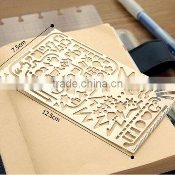 Multifunctional Metal Bookmark Ruler /Planner,Scrapbooking Templates photo-3
