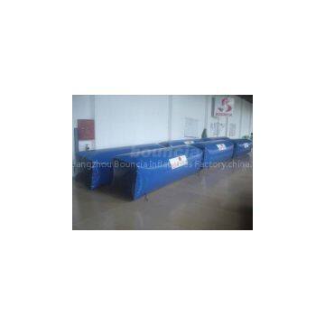 Blue 0.9mm Durable Commercial Grade PVC Tarpaulin Inflatable Paintball Bunker BUN08