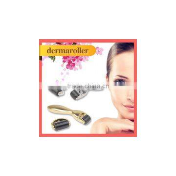 Home use strech marks reduction 600 stainless micro needles changeable head derma roller kit L013