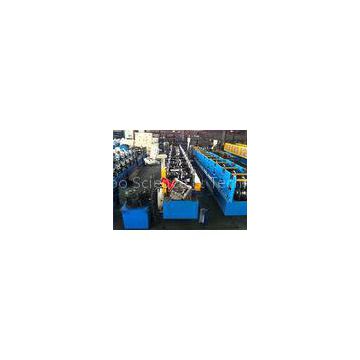 Guide Pillar Metal Sheet Forming Machine , Purlin Roll Forming Machine By Chain