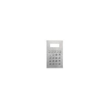 Indestructible RS232 Door Access Keypad With Backlit Keys , PS2 Keypad