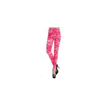 Pink Camouflage Leggings