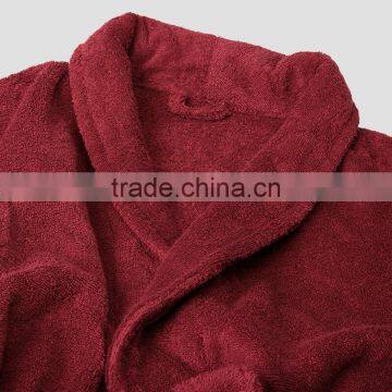 Velvet Cotton Bathrobes Hotel Wholesale Bathrobe Robes With Custom Logo photo-6