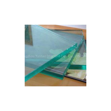 Bent Flat Tempered float glass