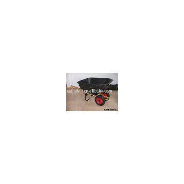 wheelbarrow with double wheel /metal wheelbarrow/china wheelbarrow