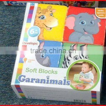 Toy factory offer cheaper price animal toy block 20cm distribution