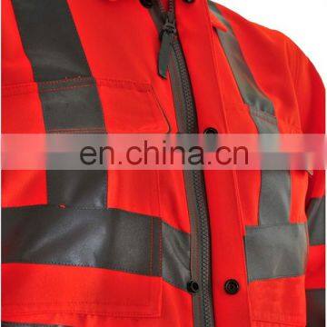 Coal Mine Workers Reflective Fire Retardant Working Cotton Blue Overalls