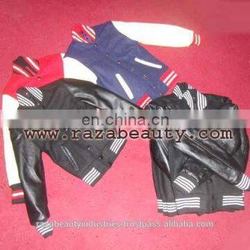 Kids Varsity Jackets, Custom Embroidery Children Baseball Jackets, Wool Leather Jackets, Bomber Jackets