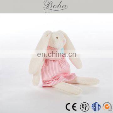 2017 New custom soft plush Bunny princess toy with clothing