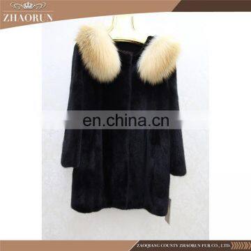 Wholesale Imported Mink Fur Korean Style Mink Fur Winter Coat And Jacket For Women