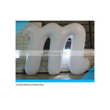 giant inflatable letter sign for promotional event