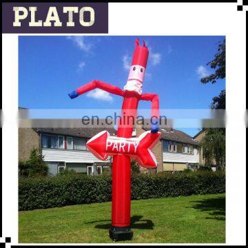 Inflatable santa claus air dancer,inflatable arrow guide dancing man for chirstmas party