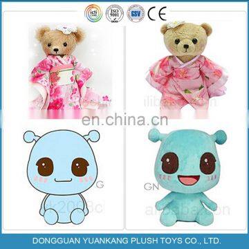 OEM cheap custom made plush cartoon character soft toys