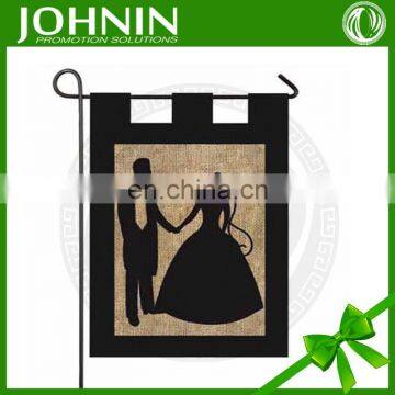 outdoor blanket double sides printing decorative garden wedding flag