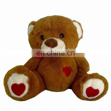 New plush heart bear toy V0004 shenzhen toy manufacturer