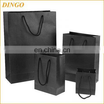 Retail Luxury Shopping Small Black Paper Bag