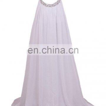 Plus Size Chiffon Evening Dresses Long 2016 Sweetheart Backless Sweep Train Prom Dresses Vestido De Fiesta Longo Formal Occasion photo-2