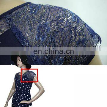 Women Flower Printed T-shirt Cheap T Shirt Chiffon Long Shirt With Lace photo-5