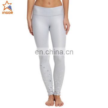 capri custom made yoga design ladies sport pants wholesale women gym tights