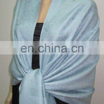 Z029_5555# fashion shawl with classical whole paisley jacquard pashmina design