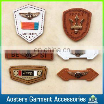 New Design Customized Good Quality Metal Leather Label for Handbags photo-1