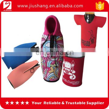 Single neoprene beer bottle cooler for promotion